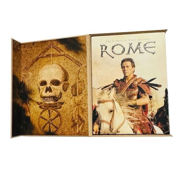 Rome: The Complete First Season (DVD, 6-Disc Set) HBO Wooden  Box version - Picture 3 of 10